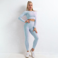 Wholesale women plus size 3XL 4XL seamless active wear gym sport fitness 3 piece yoga wear